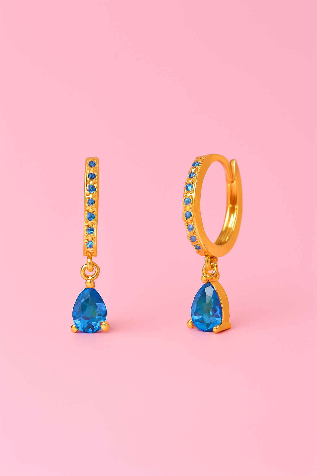 Brincos Âmbar Blue