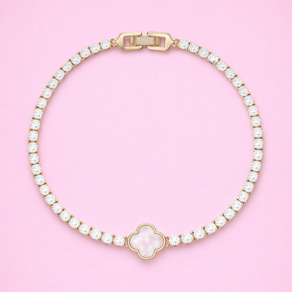 Pulseira Trevo Madrepérola